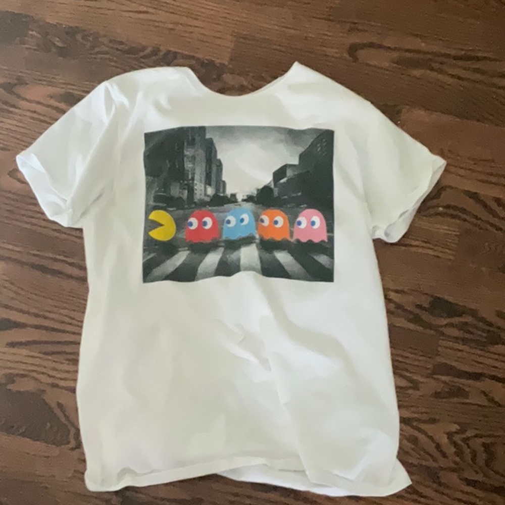 Pac Man Beatles t shirt